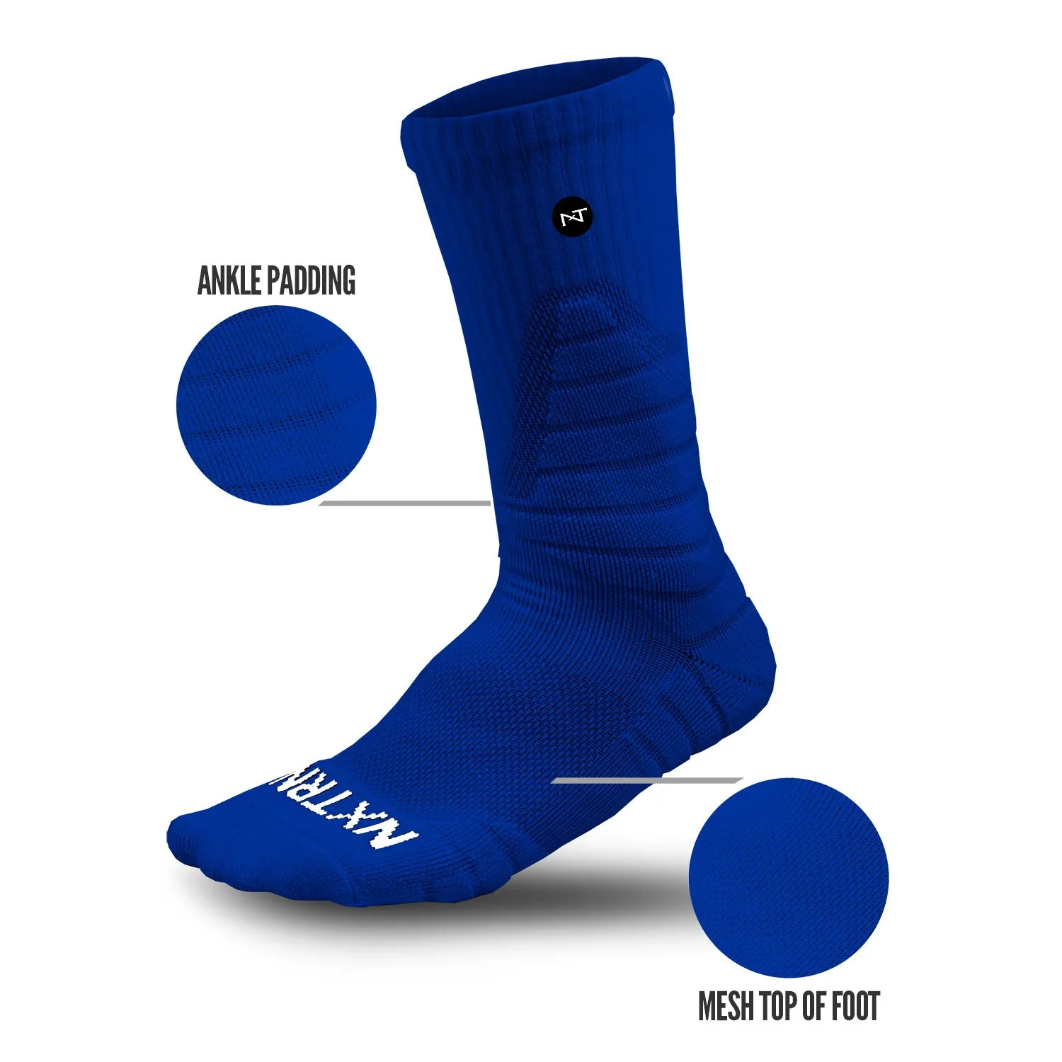 NXTRND Crew Socks Blue (3-Pairs)