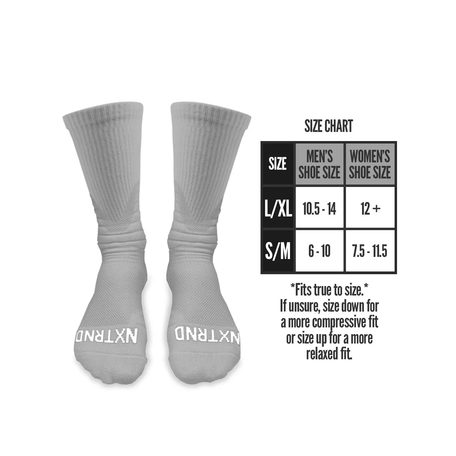 NXTRND Crew Socks Grey (3-Pairs)