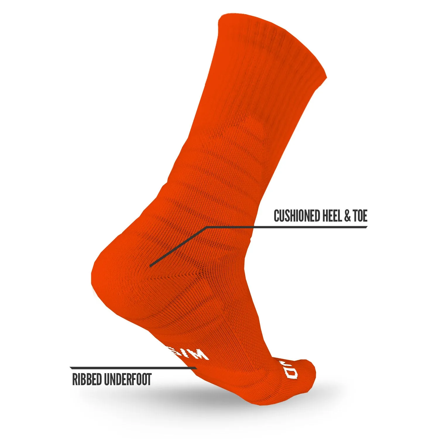 NXTRND Crew Socks Orange (3-Pairs)