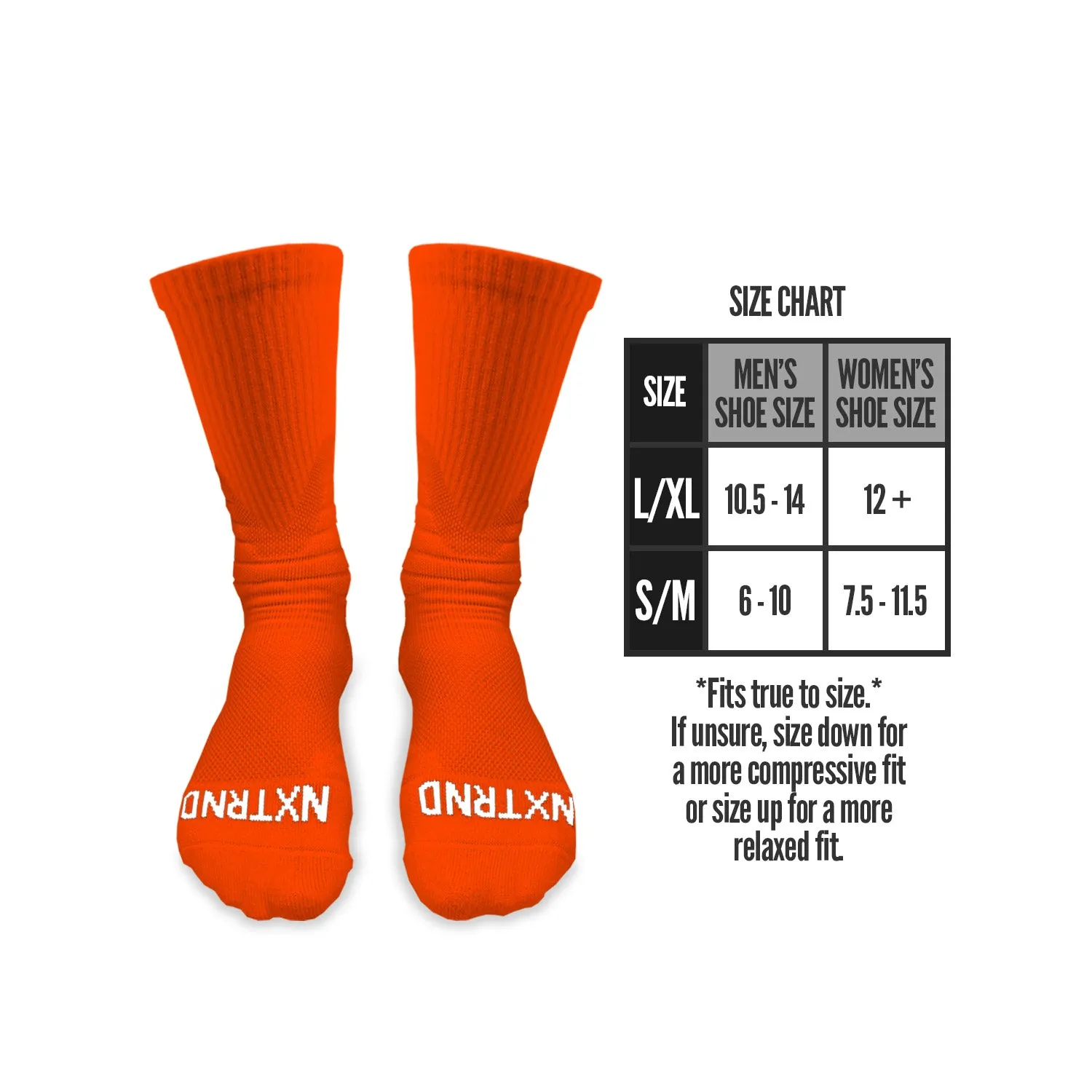 NXTRND Crew Socks Orange (3-Pairs)