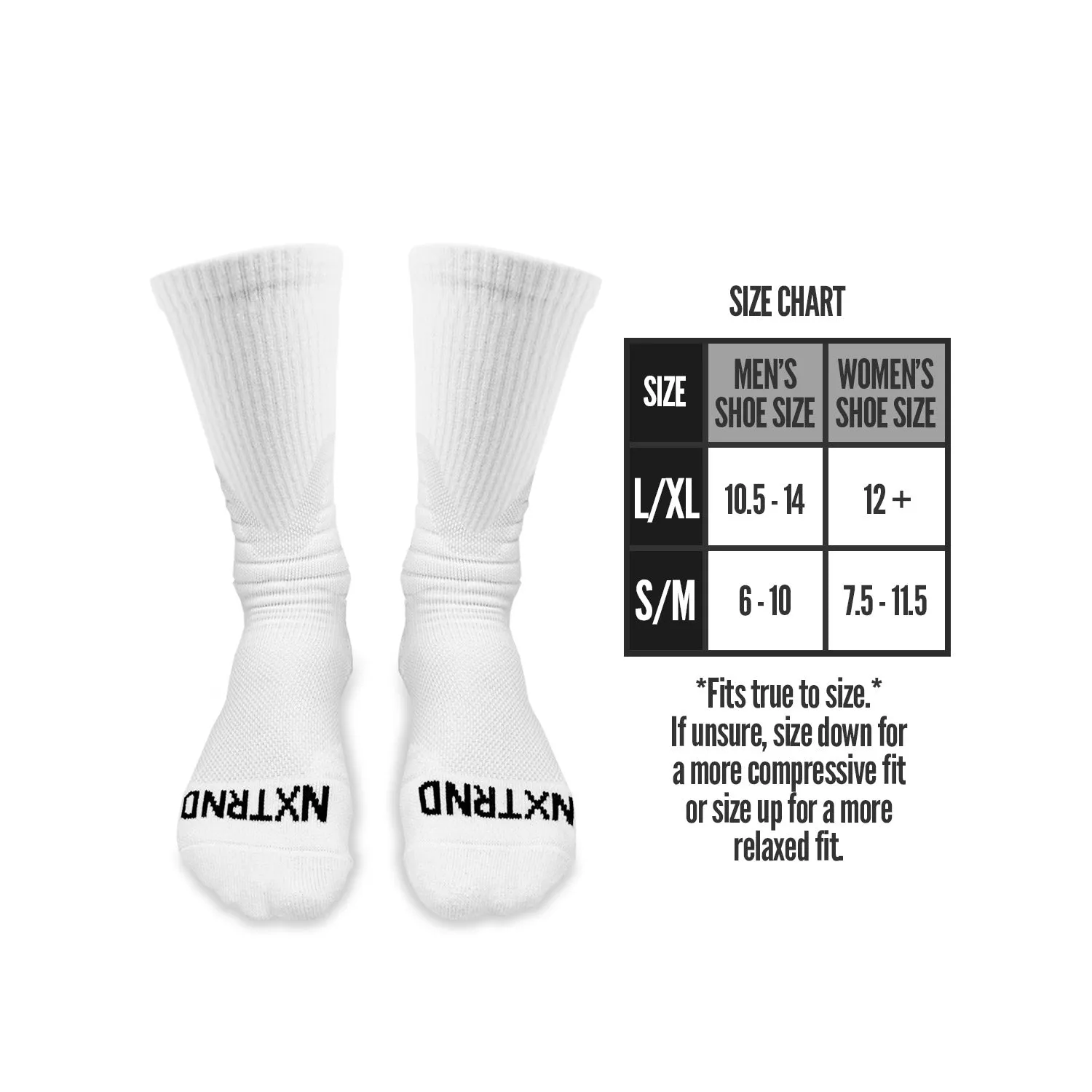 NXTRND Crew Socks White (3-Pairs)