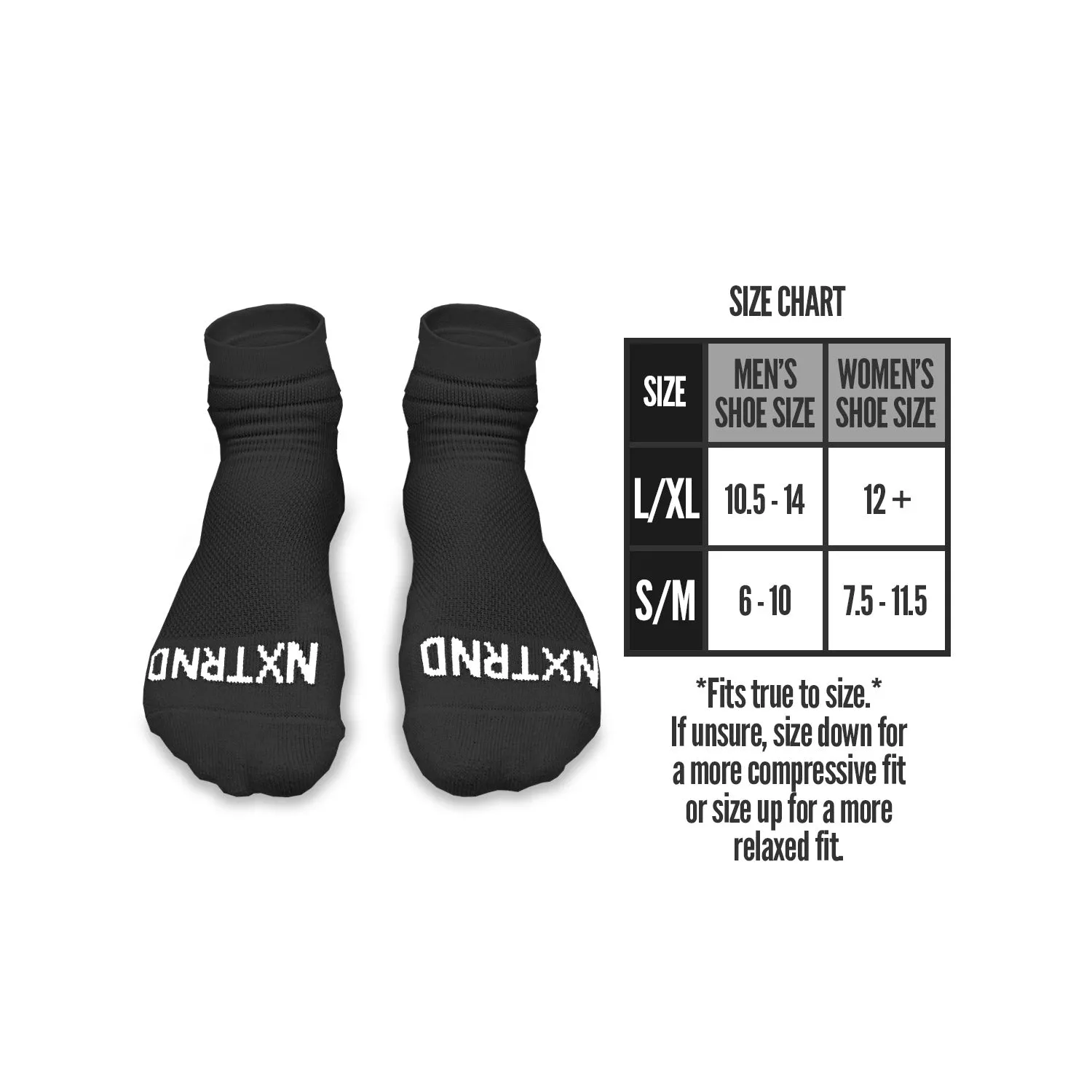 NXTRND Quarter Socks Black (3-Pairs)