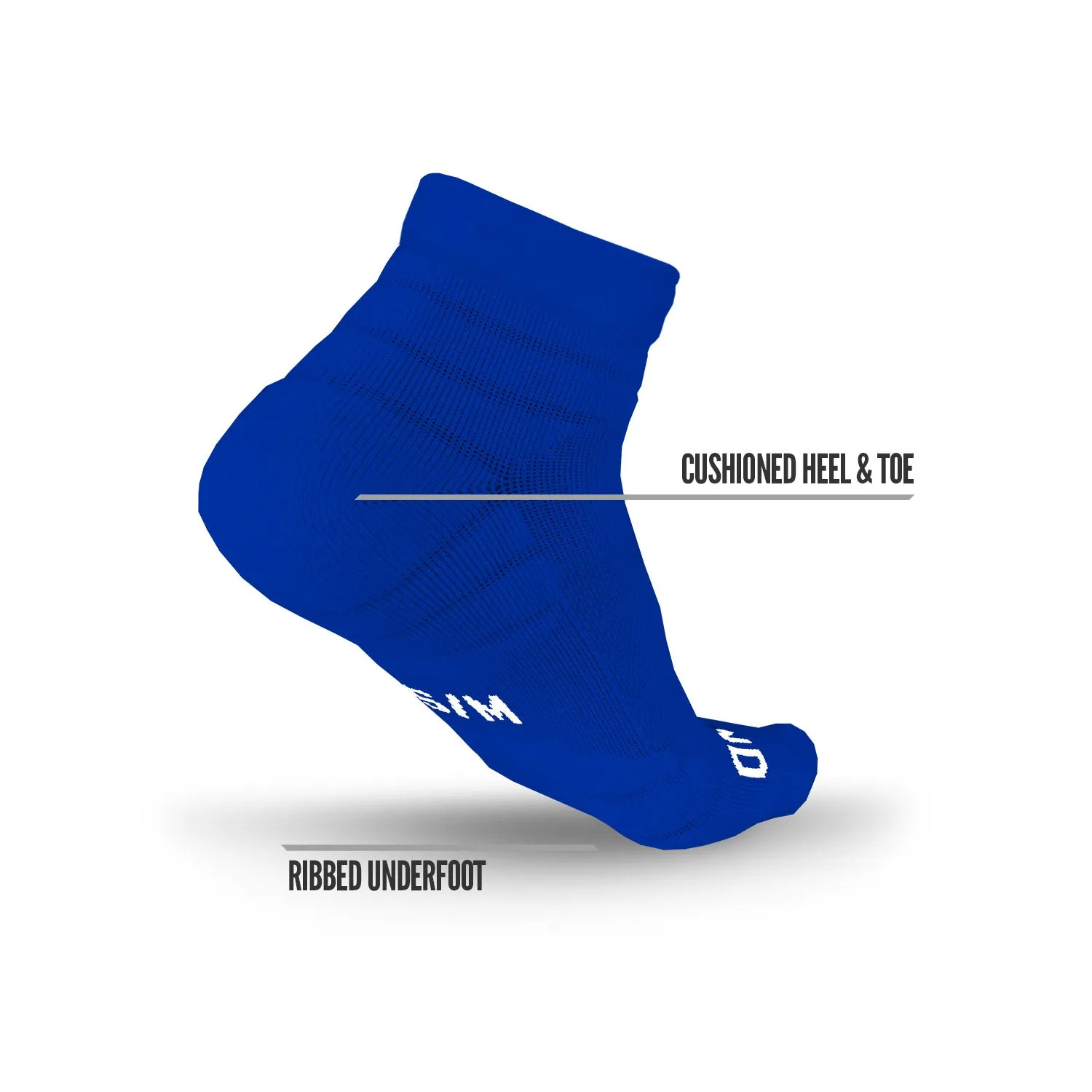 NXTRND Quarter Socks Blue (3-Pairs)