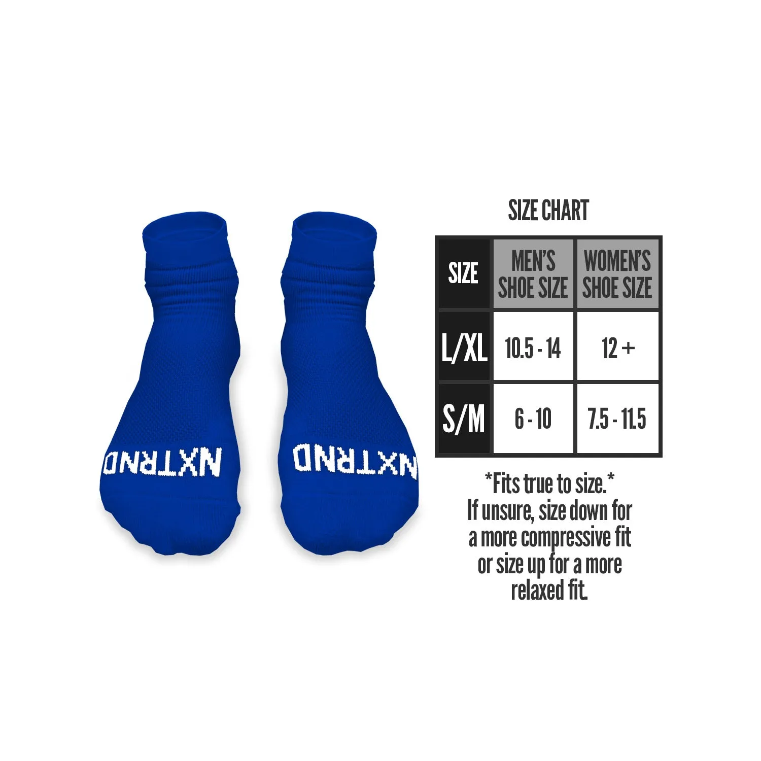 NXTRND Quarter Socks Blue (3-Pairs)