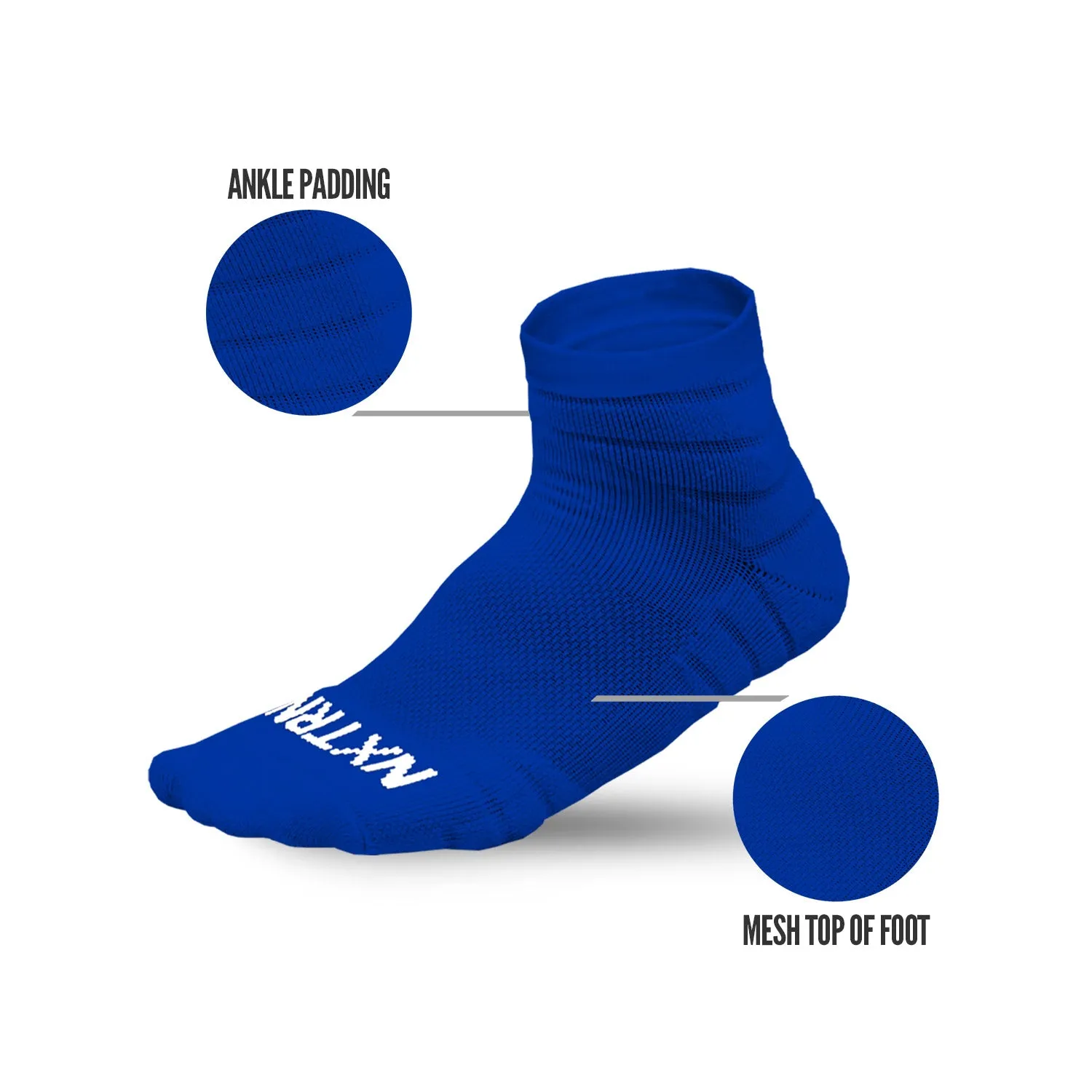 NXTRND Quarter Socks Blue (3-Pairs)