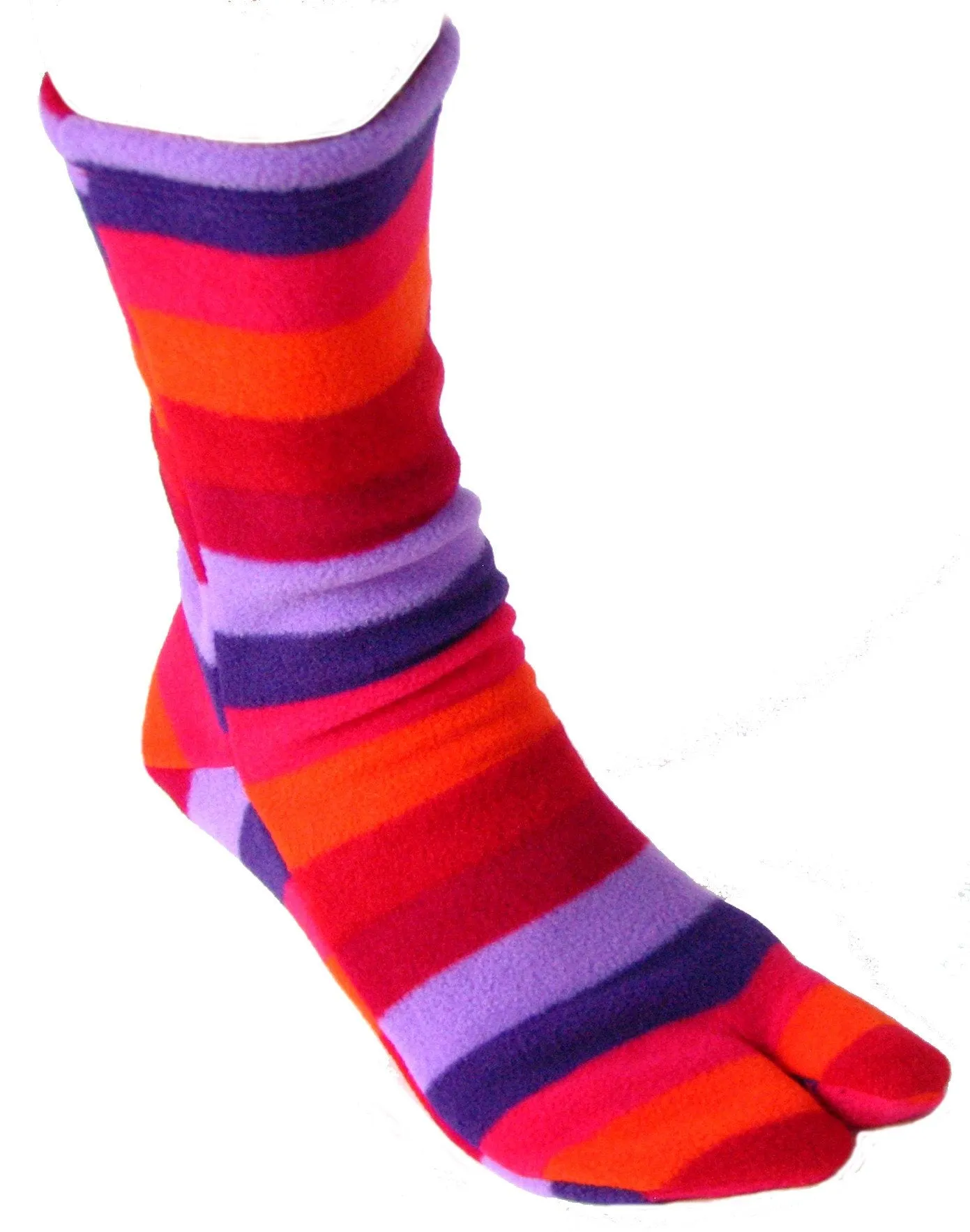 Polar Feet Fleece Tabi Socks - Jellybean