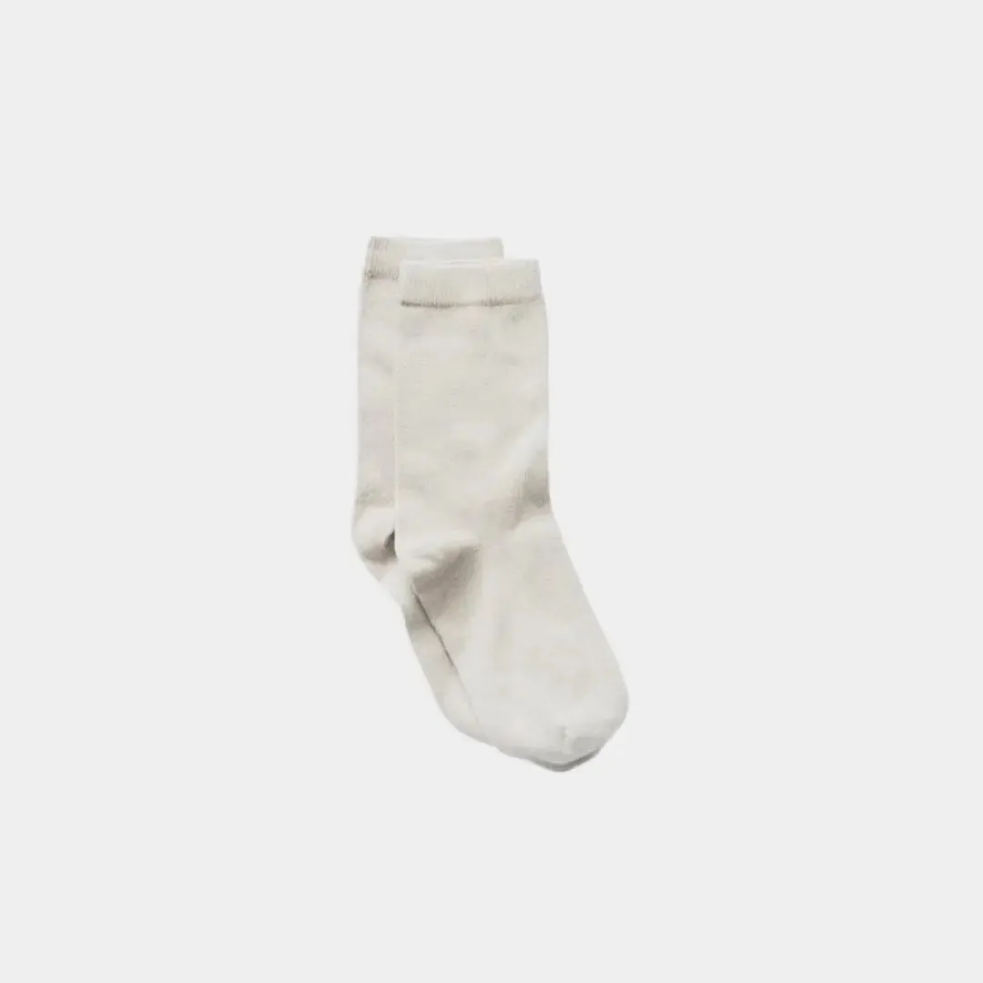 Pure (no dye) Kids' Socks (No Grips) - 98% Organic Cotton