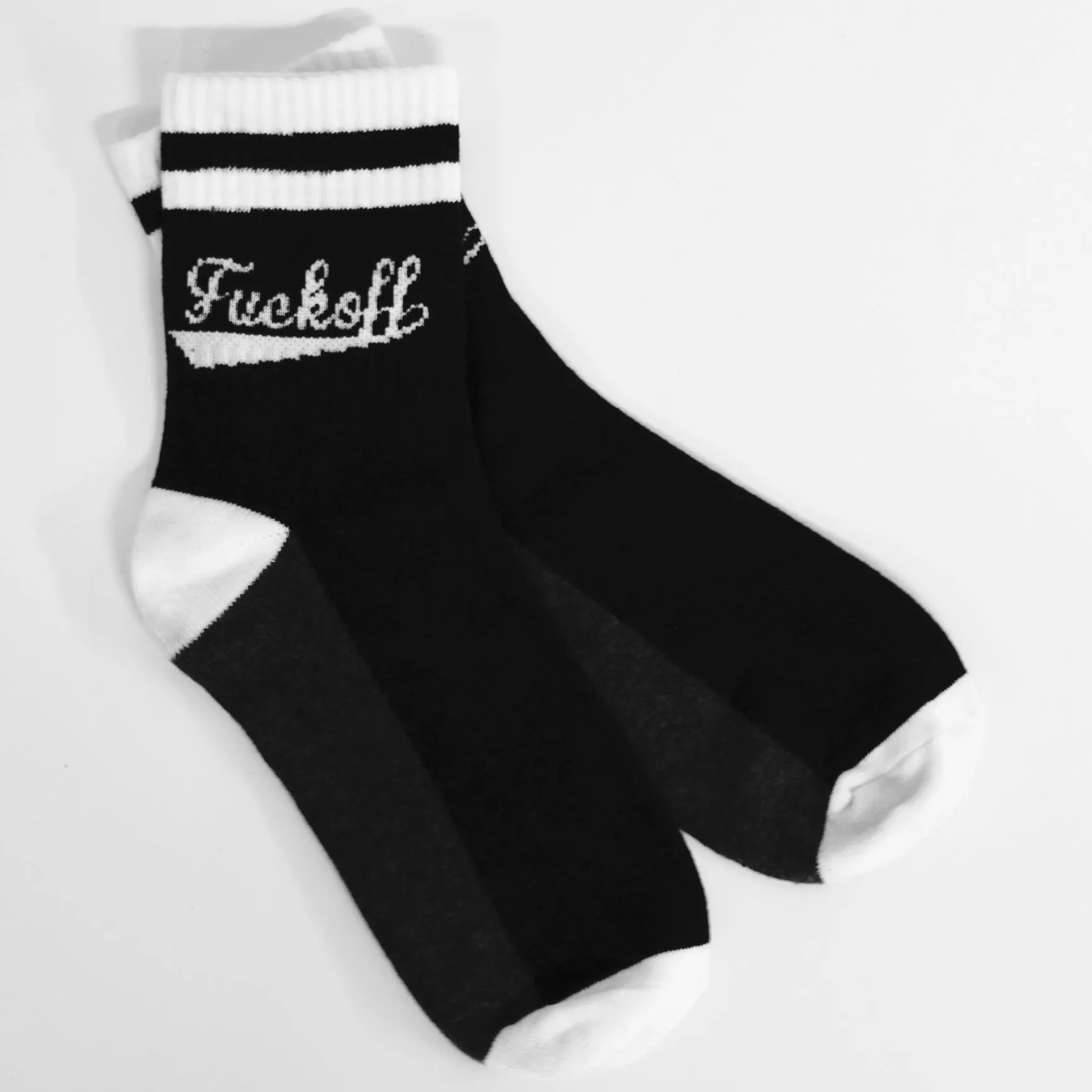 "F*ck Off" Ankle Tube Socks