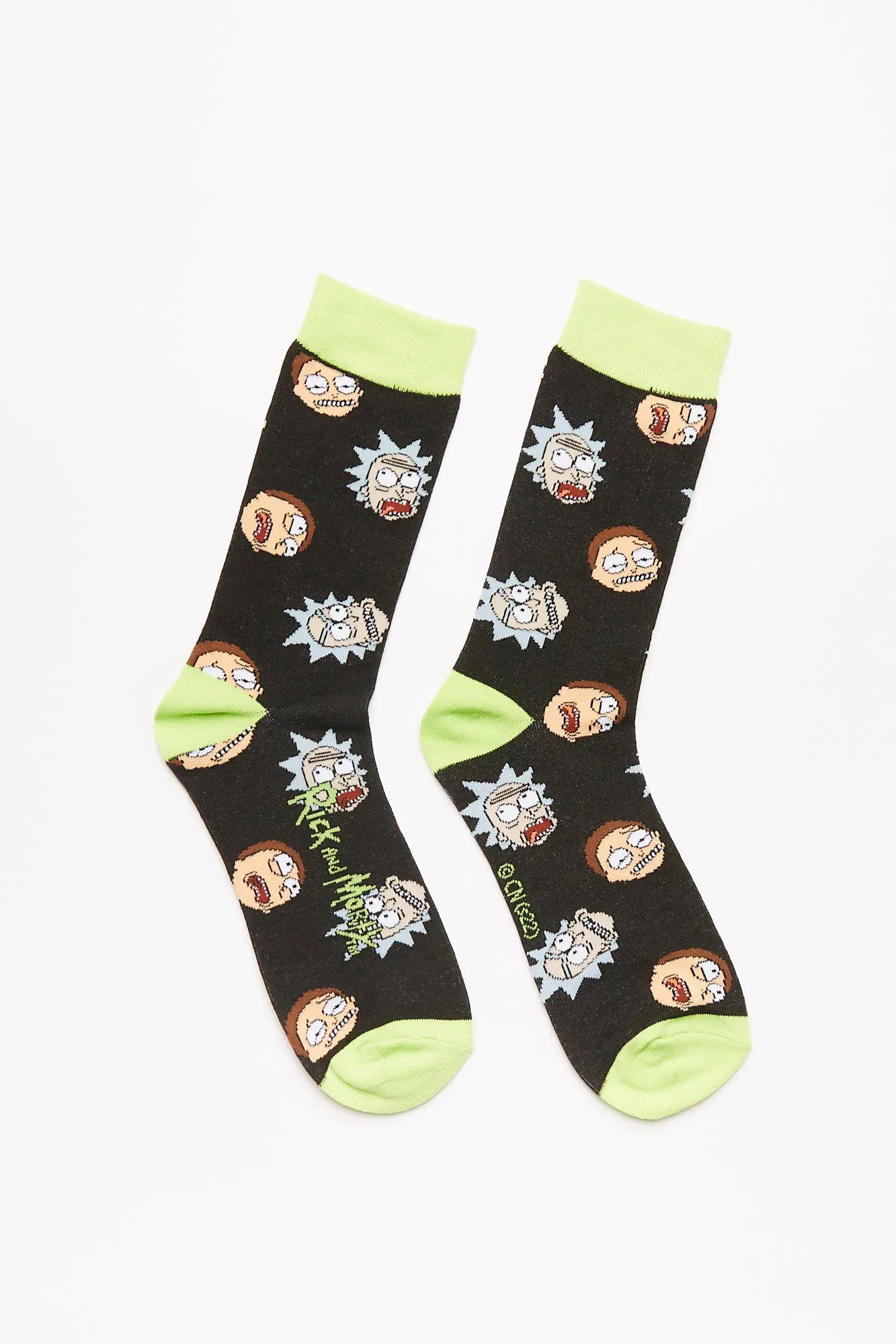 Rick And Morty Crew Socks