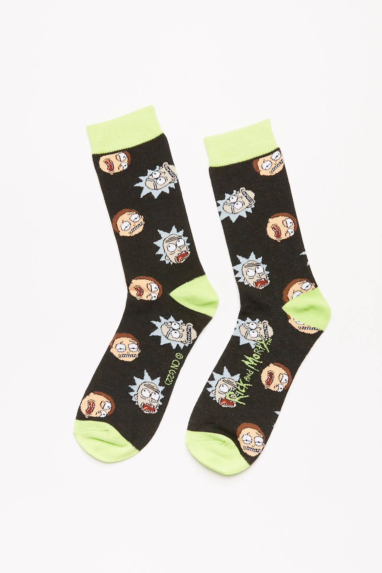 Rick And Morty Crew Socks