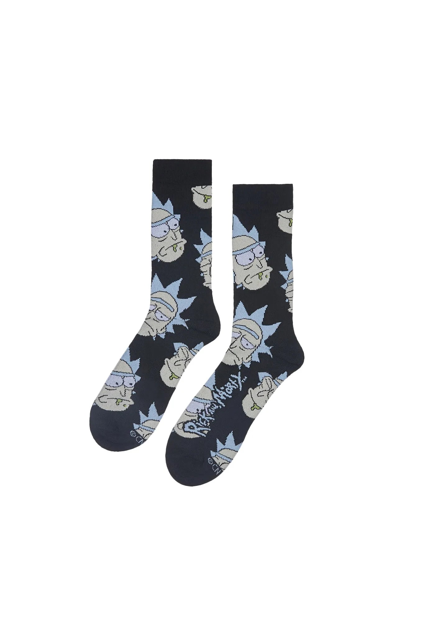 Rick Faces Crew Socks