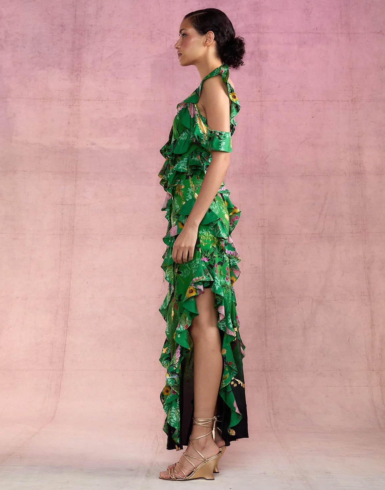 Secret Garden Silk Dress