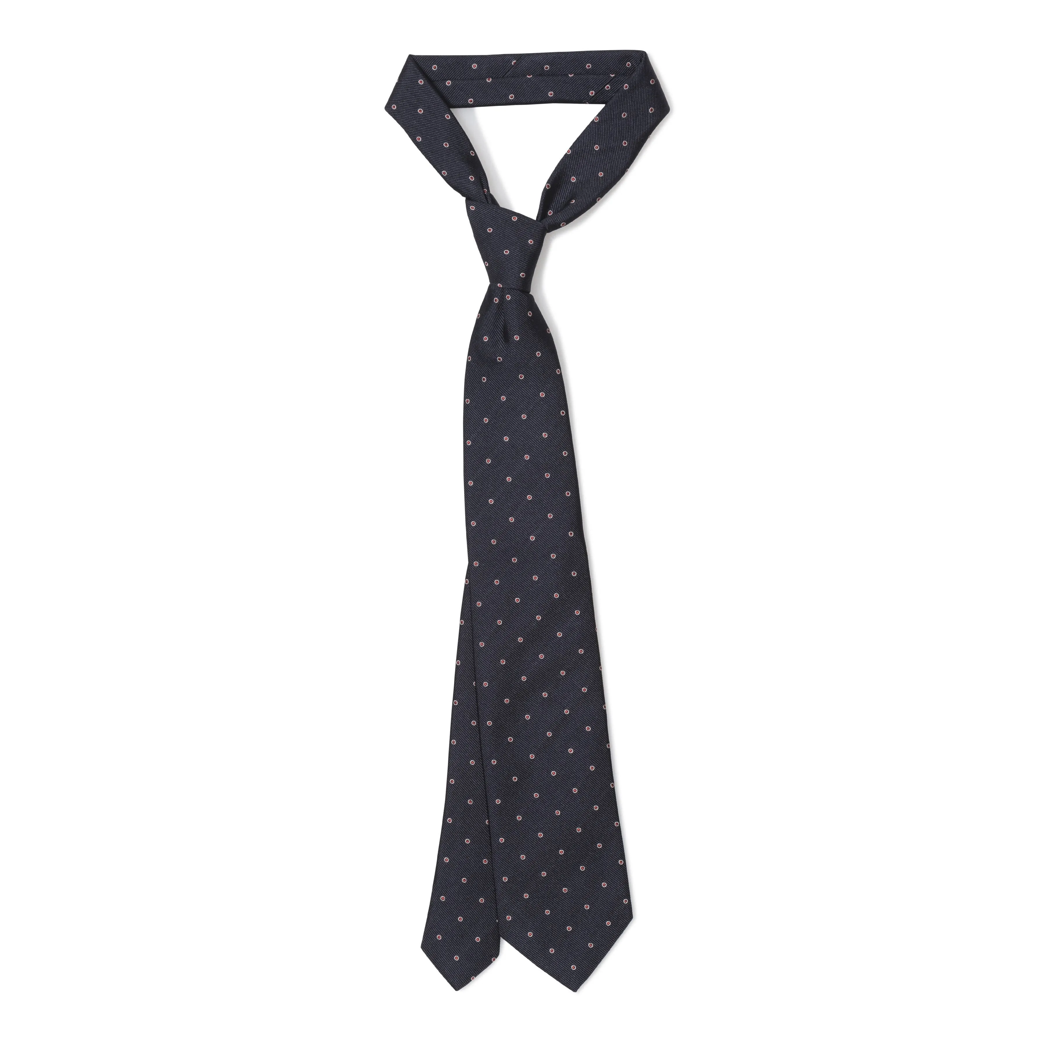 Silk Jacquard Tipped Tie