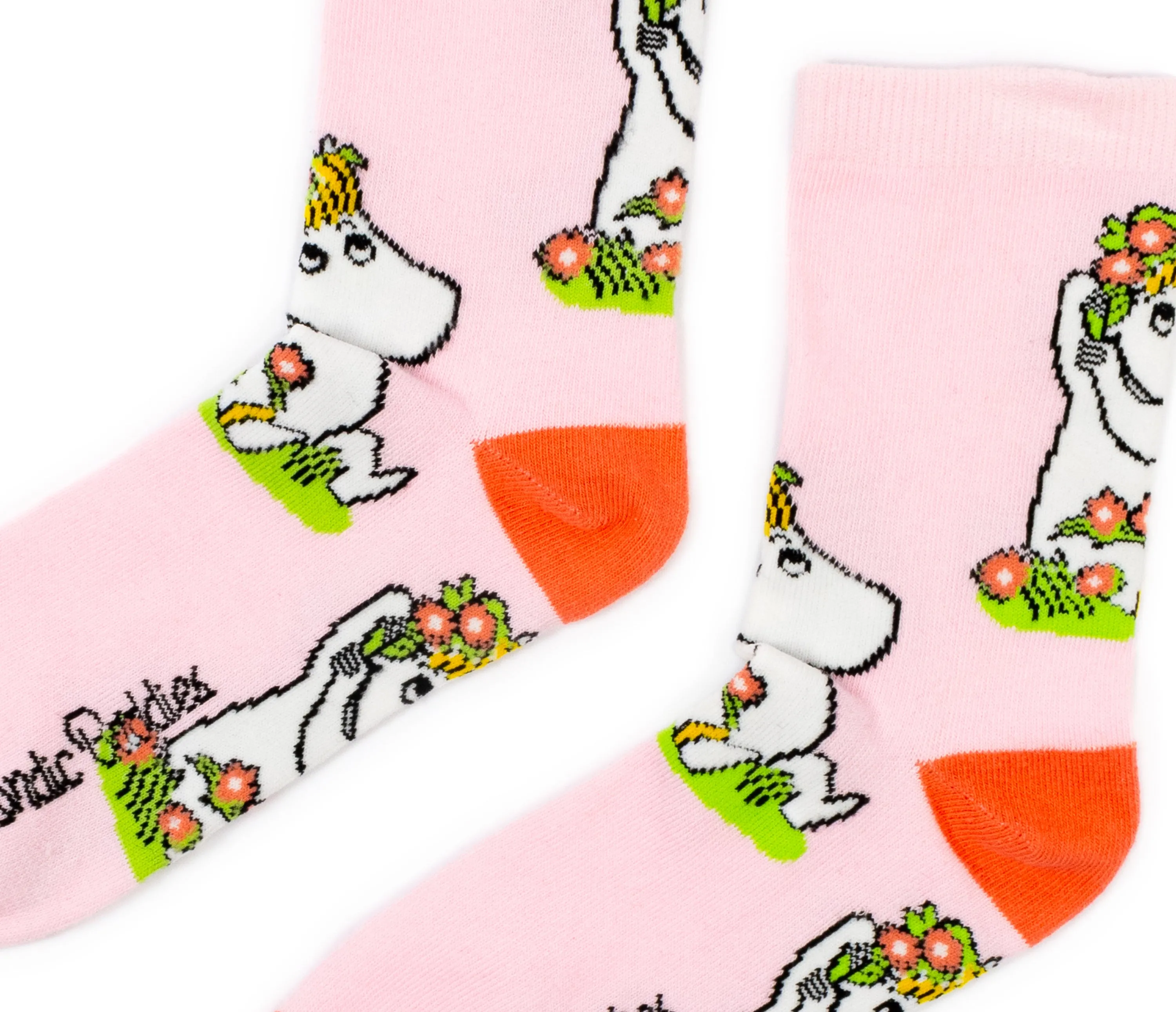 Snorkmaiden Summer Ladies Socks - Light Pink