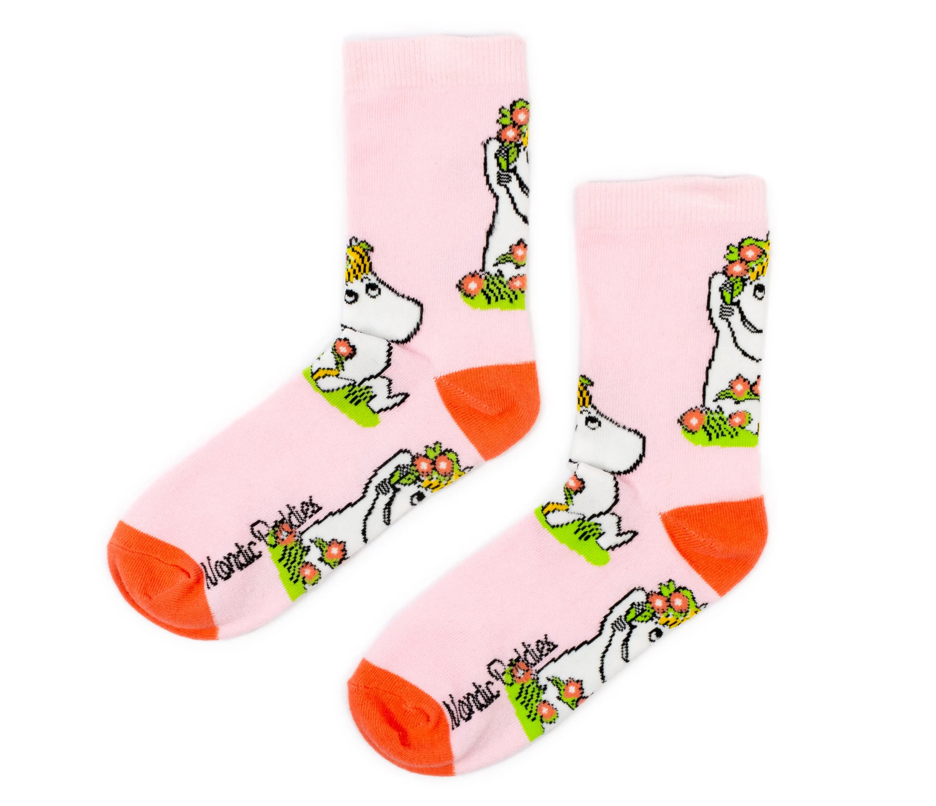 Snorkmaiden Summer Ladies Socks - Light Pink