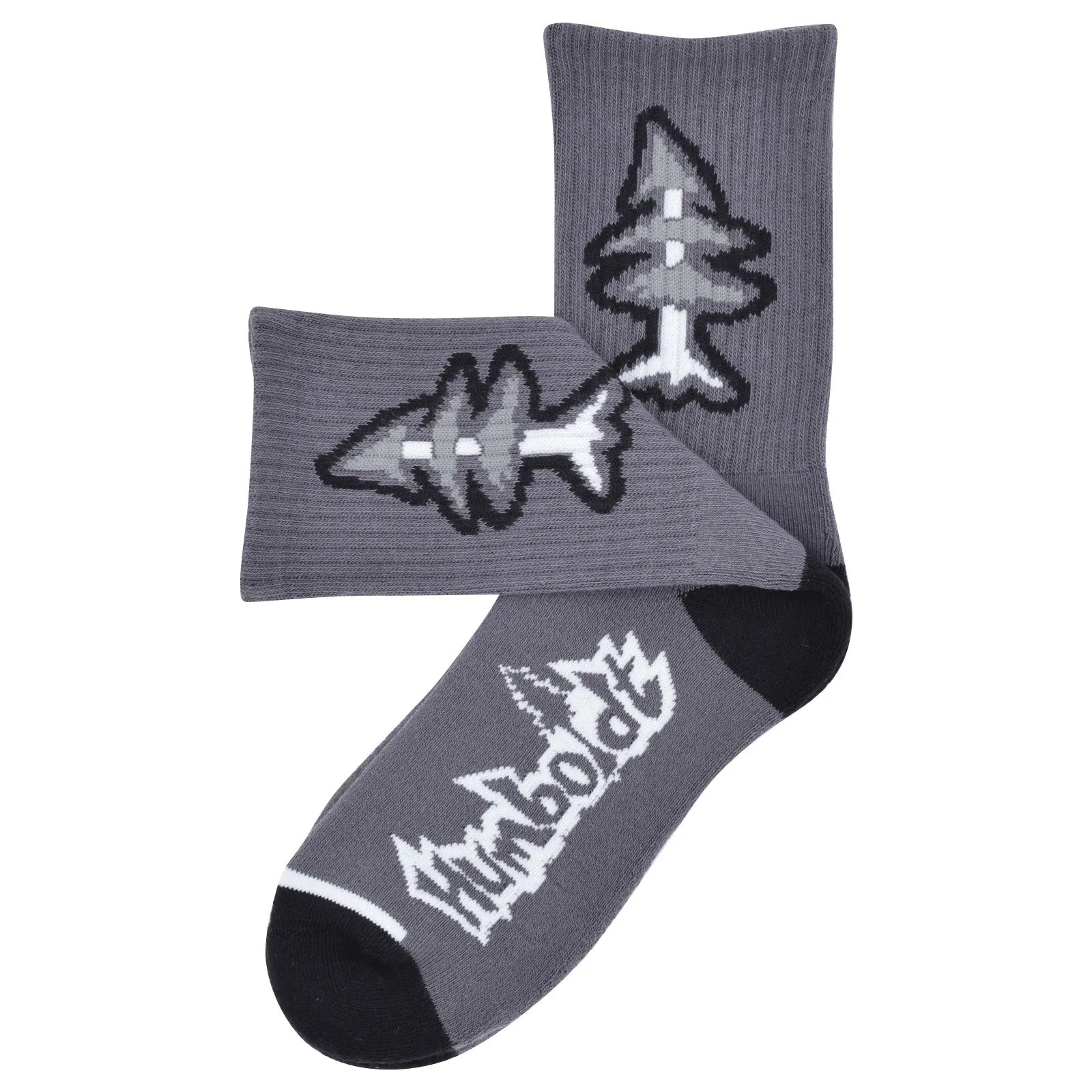 Stayfresh Premium Blend Socks Charcoal-Black-White