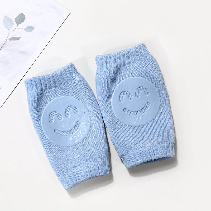 Summer Terry Happy Baby Socks Knee Pads