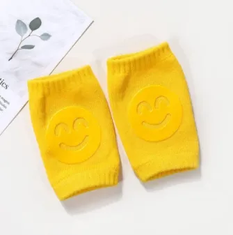 Summer Terry Happy Baby Socks Knee Pads