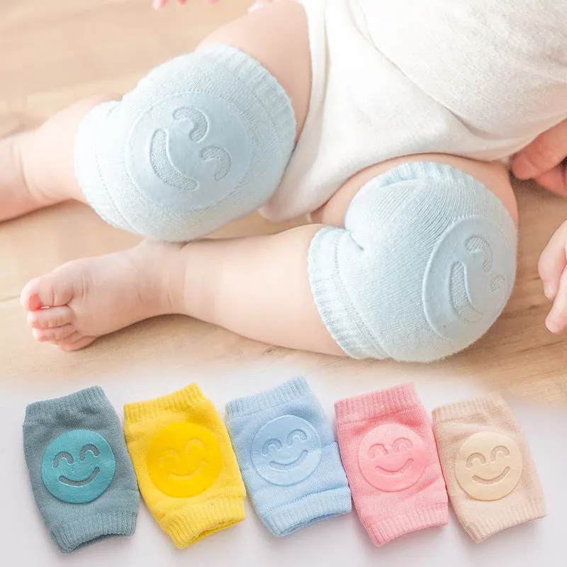 Summer Terry Happy Baby Socks Knee Pads