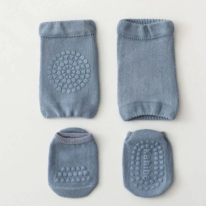 Toddler Knee Pad & Terry Floor Socks