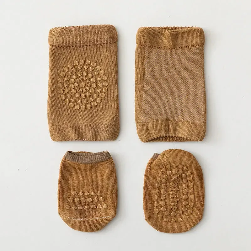 Toddler Knee Pad & Terry Floor Socks