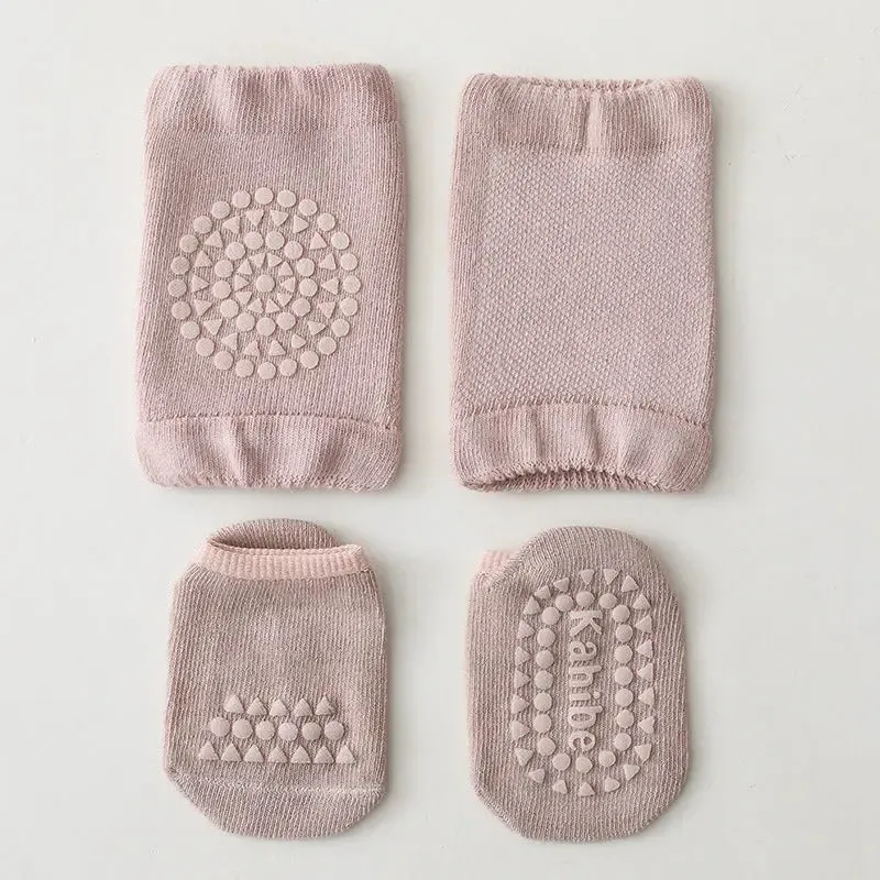 Toddler Knee Pad & Terry Floor Socks