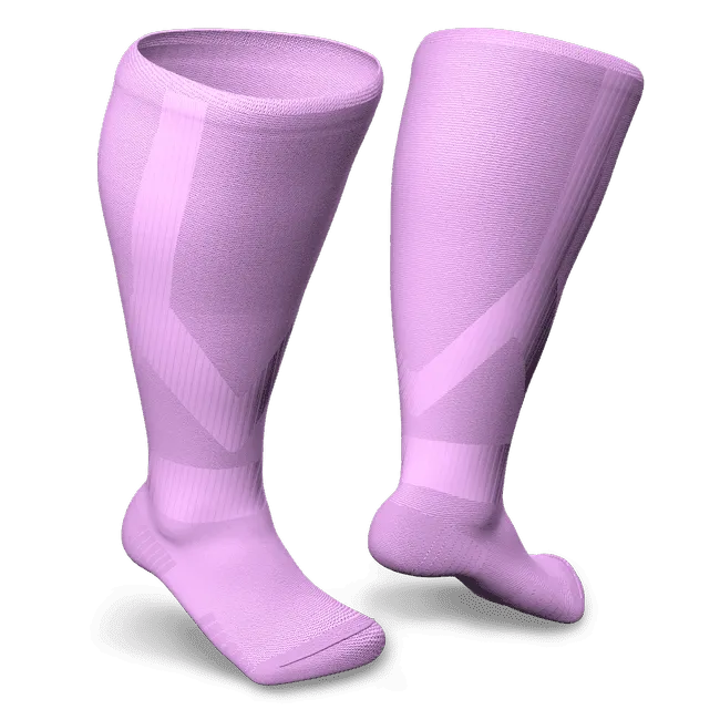 Via Pink Diabetic Compression Socks