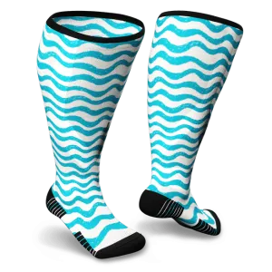 Waves Diabetic Compression Socks