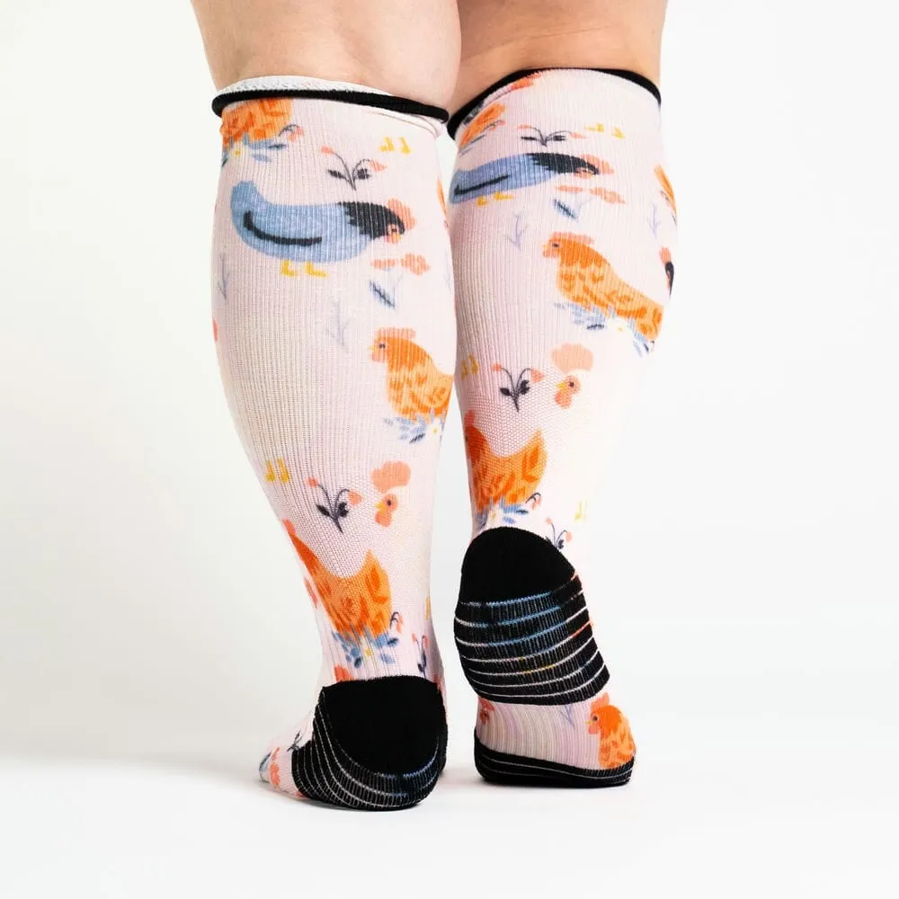 What The Cluck Diabetic Compression Socks