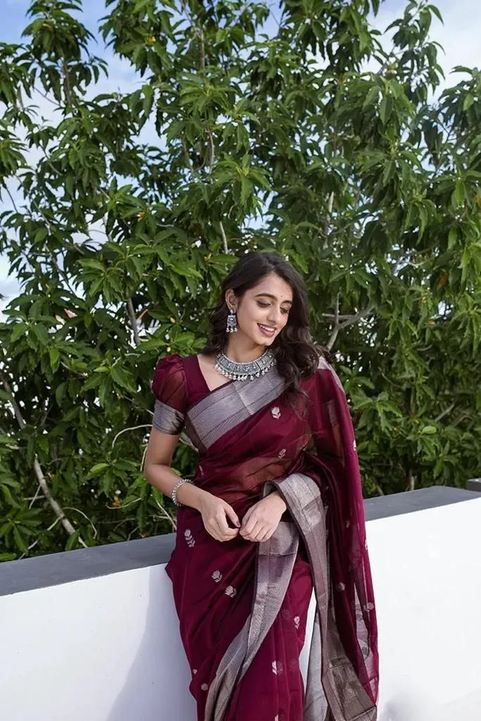 Women's Jacquard Silk Saree