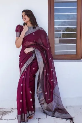 Women's Jacquard Silk Saree