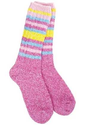 World's Softest Ragg Crew Stripe Socks